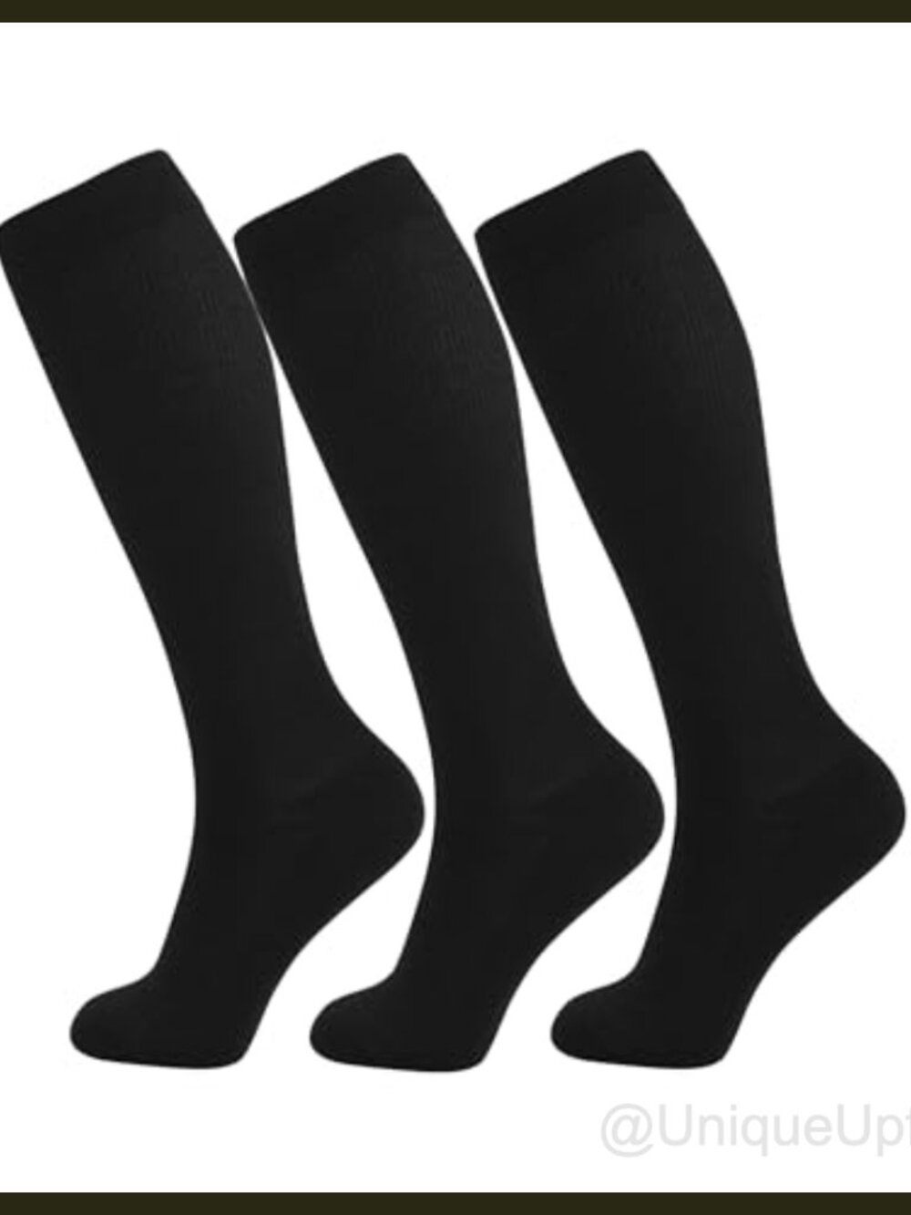Bamboo Viscose Compression Socks 15-20mmHg Knee High Support Stockings